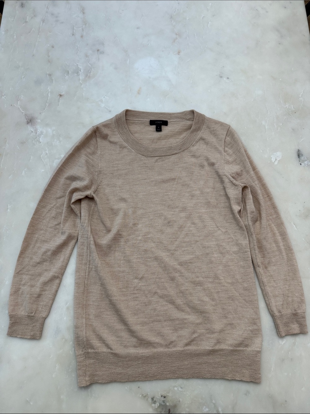 J. Crew Women's Crewneck Sweater - Beige